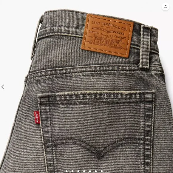 NWT Levi's Baggy Dad Women's Jeans - Chill at Home "Black" - Picture 6 of 6